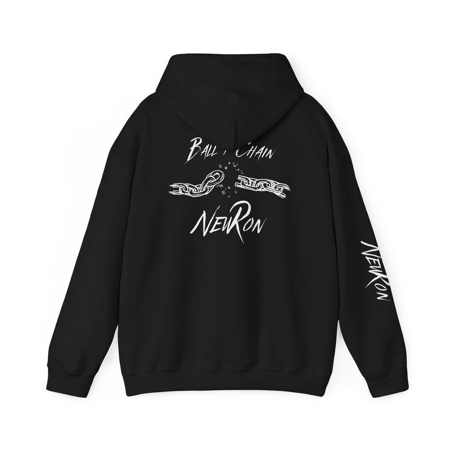 "Ball & Chain" New Ron Unisex Heavy Blend™ Hooded Sweatshirt